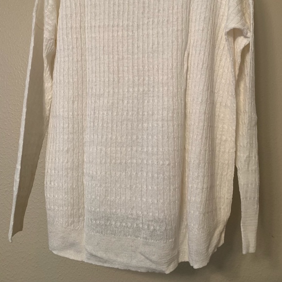 J. Crew Linen Cable Knit Sweater - Picture 2 of 4